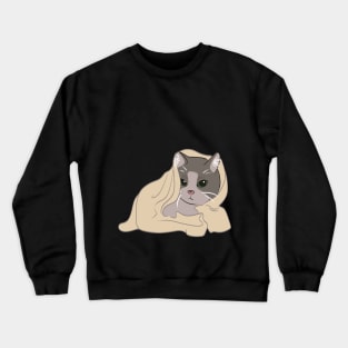 Cat in a towel Crewneck Sweatshirt